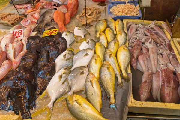 Variedad del mercado de pescado — Foto de Stock