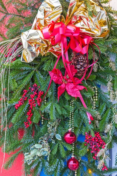 Karácsonyi dekoráció ág — Stock Fotó