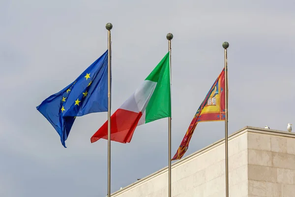 Flags Venice — Stock Photo, Image