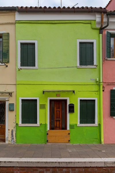Green House Burano Ιταλία — Φωτογραφία Αρχείου
