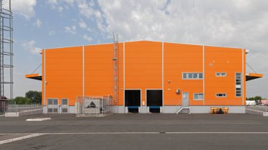 Distribution Warehouse Building clipart