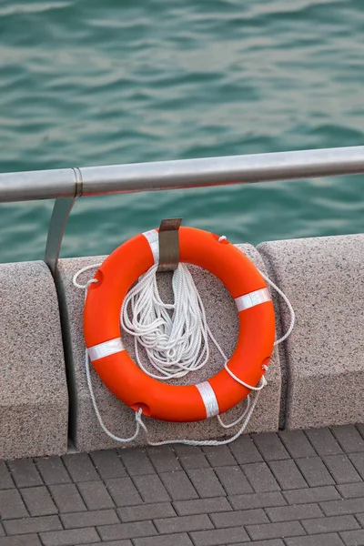 Lifebuoy Coast — Stock Photo, Image