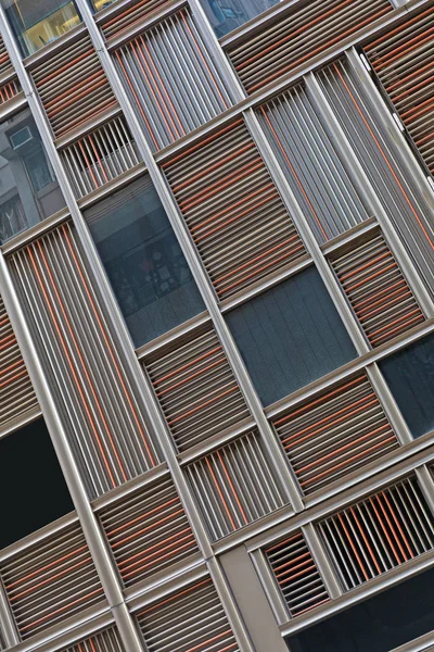 Lines Facade Wood — 图库照片