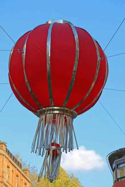 Lanterna Chinesa Vermelho — Fotografia de Stock