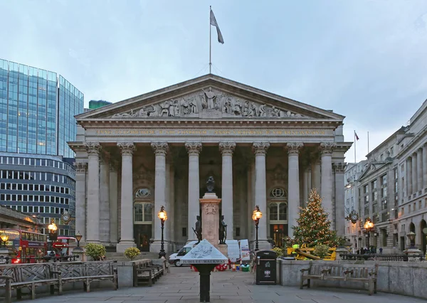 Royal Exchange Boże Narodzenie — Zdjęcie stockowe