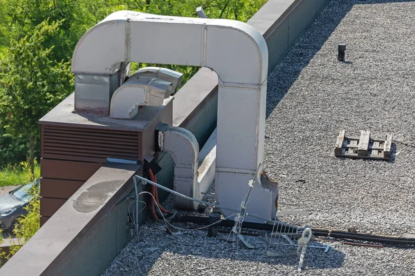 HVAC 지붕 구조 — 스톡 사진