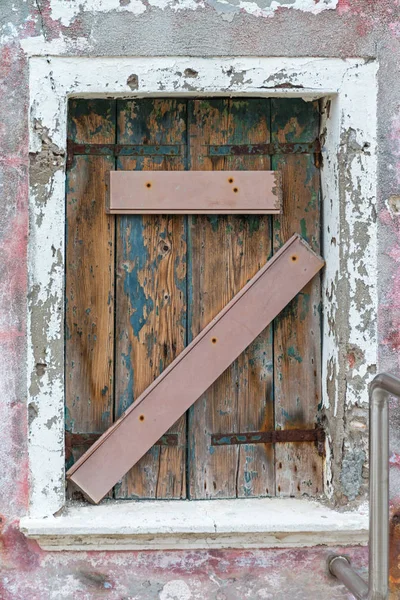 Boarded Up Window — Stock Photo, Image