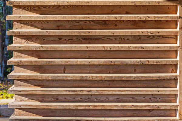 Cabine de planches en bois — Photo