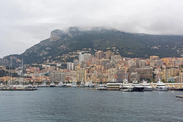 Monaco Stadsgezicht Winter — Stockfoto