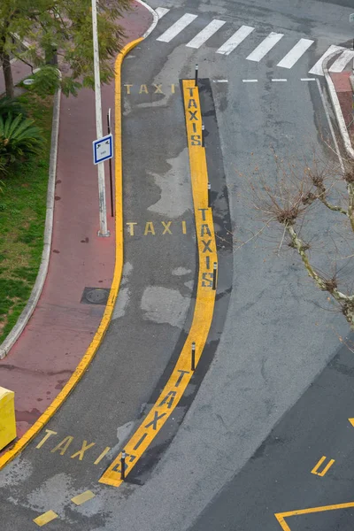 Taxistraße — Stockfoto