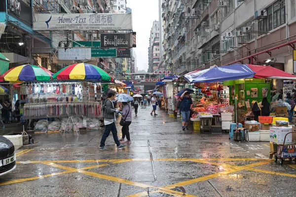 街市雨 — 图库照片