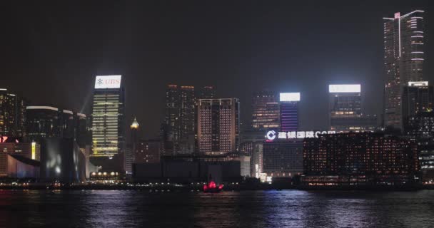 Hong Kong China Abril 2017 Tsim Sha Tsui Side Victoria — Vídeos de Stock