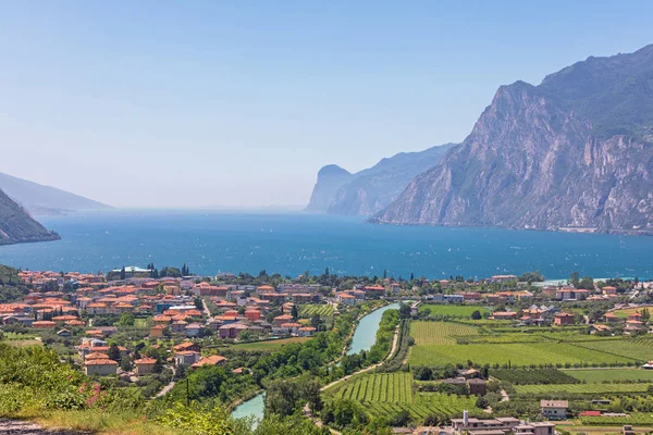 Garda Lake Nago Torbole — Stock Photo, Image