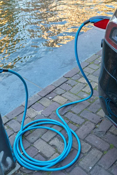 Charging EV Cable — Stock Photo, Image