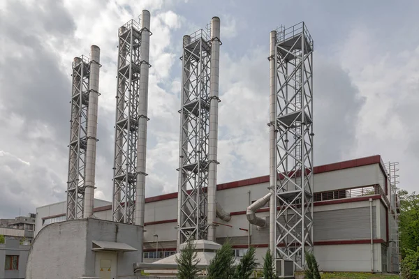 Heating Plant Boiler Station Thermal Energy — Stock Photo, Image