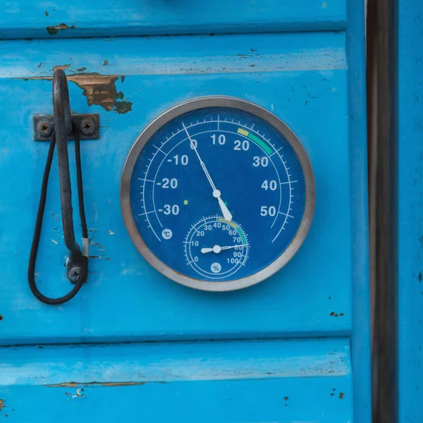 Temperatura Idro Termometro Anymetre Blue Gauge — Foto Stock