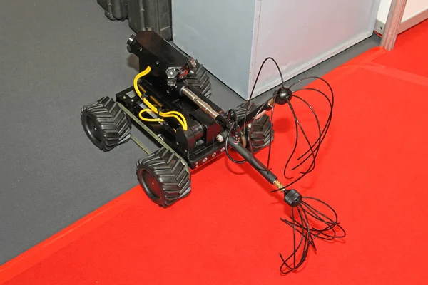 Chaminé Robô Limpeza Equipamento Controle Remoto — Fotografia de Stock