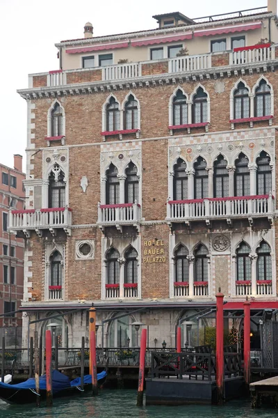 Venedig Italien Dezember 2012 Hotel Bauer Palazzo Canal Grande Venedig — Stockfoto