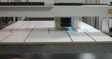 Cnc Ahşap Kesme Makinesi Fabrika Üretiminde
