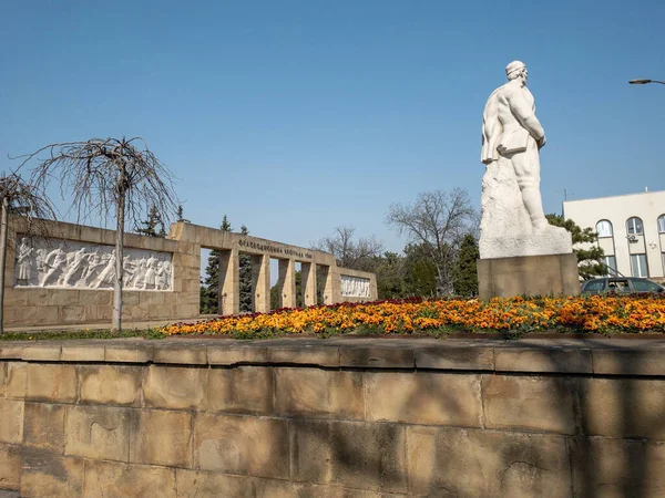 Bělehrad Srbsko Března 2020 Hřbitov Osvobození 1944 Památník Válečného Hrdiny — Stock fotografie