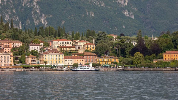 Ferry Boat Travel Bij Como Lake Bellagio Italië — Stockfoto