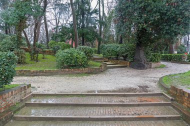 İtalya 'da Venedik' te Boş Park