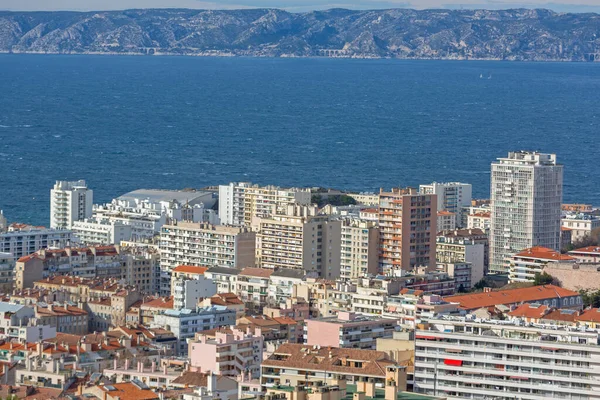 Residential Building Sunny Day Marseille France Aerial — Stock Photo, Image