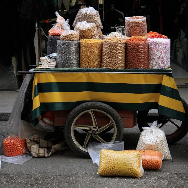 Salty and Sweet Cart — Stock Photo, Image