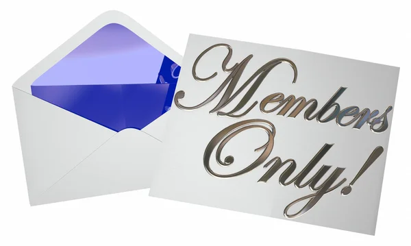 Envelope advertising with inscriptions — Stock Photo, Image