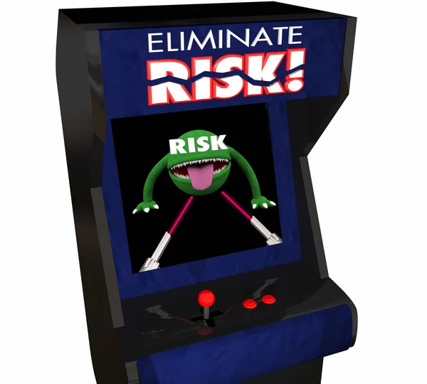 Game machine with inscriptions — Stock Photo, Image