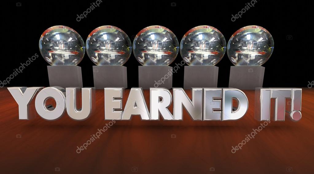 Trophies awards with inscriptions — Stock Photo © iqoncept 127231908