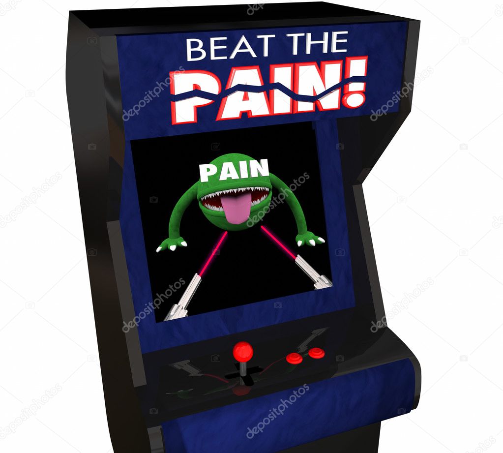 game machine with inscriptions