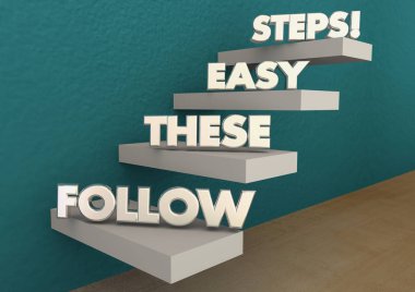 steps on wall with inscriptions clipart