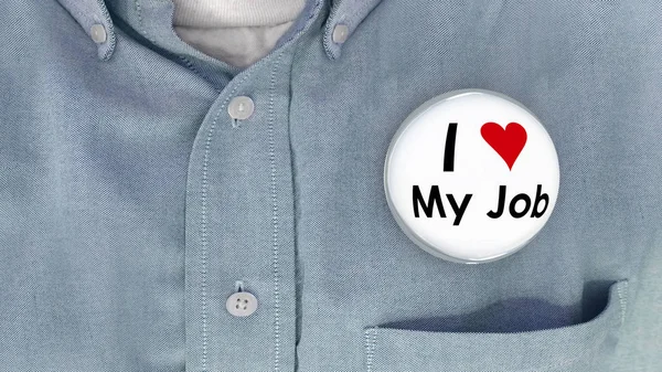 Sticker on shirt with inscription — Stock Photo, Image