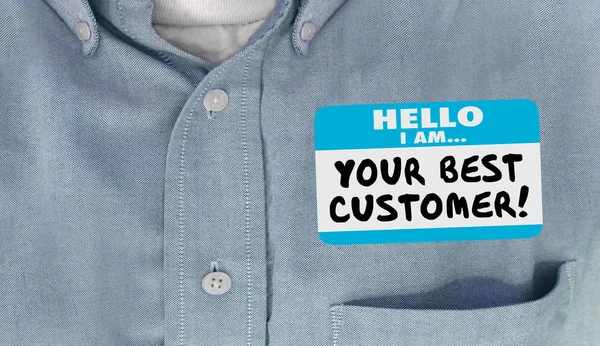 Sticker with inscription on shirt — Stock Photo, Image
