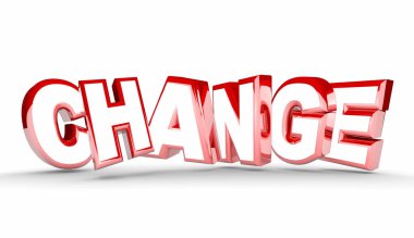 Beyaz arkaplanda 3D sözcük