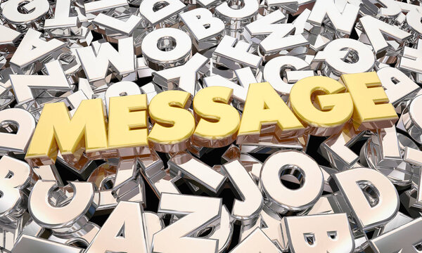 Message Word Letters