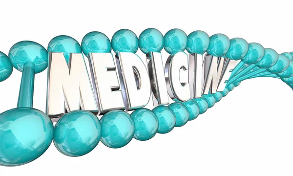 Medicine DNA molecule — Stock Photo, Image