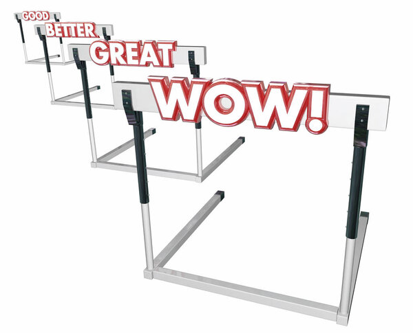 Good Better Great Wow Hurdles
