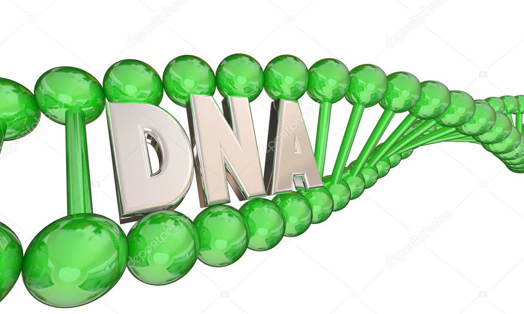 DNA Letters molecule