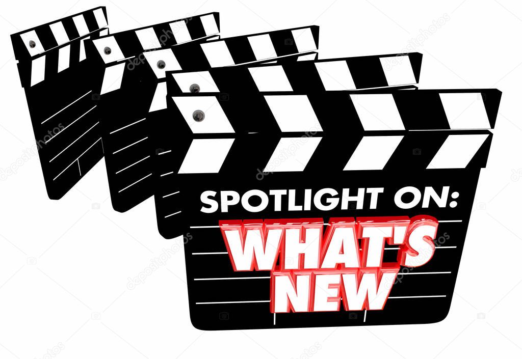 Spotlight on What's New Film Clapper