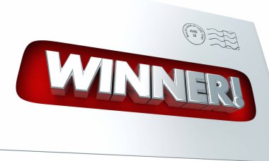 Kazanan zarf posta mektup