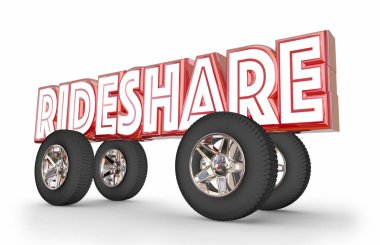 Rideshare Car Vehicle Transportation  clipart