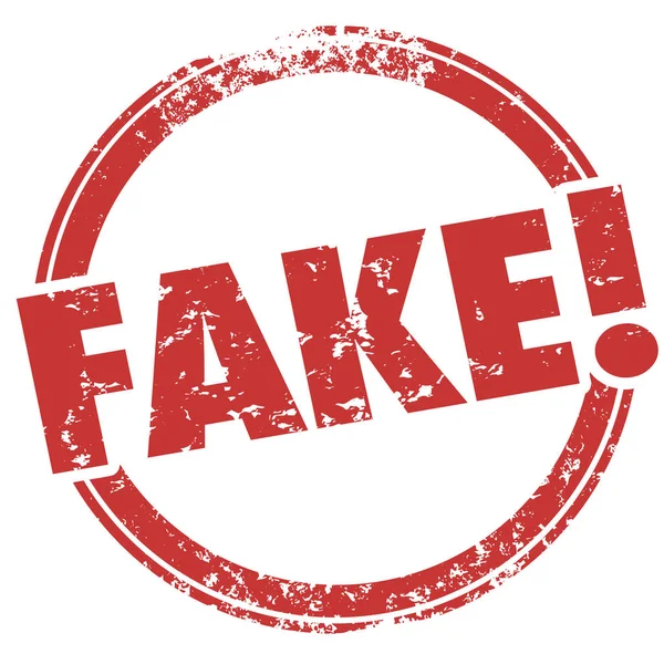 Fałszywe kłamstwa oszustwa zły egzemplarz — Zdjęcie stockowe