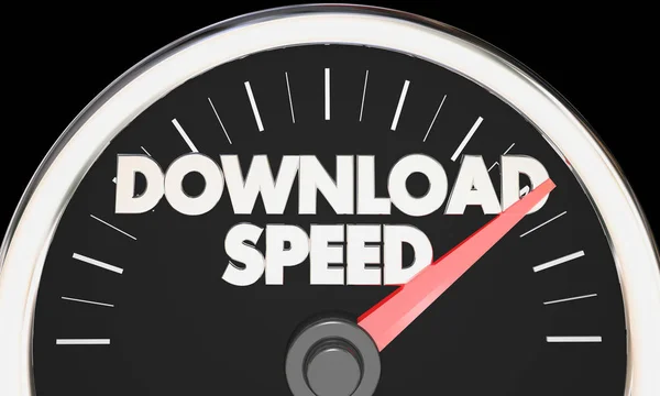 Download Speed Gauge — Stock Photo, Image