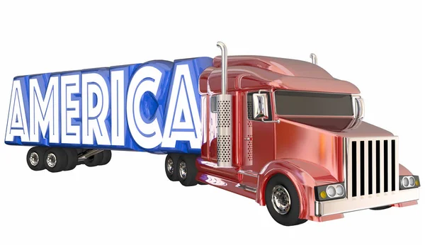 América EUA Made in Estados Unidos — Fotografia de Stock