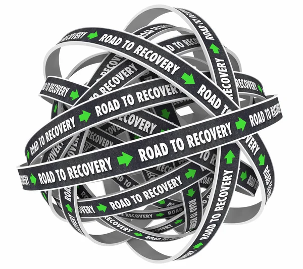 Road to Recovery krijgen betere verbetering — Stockfoto