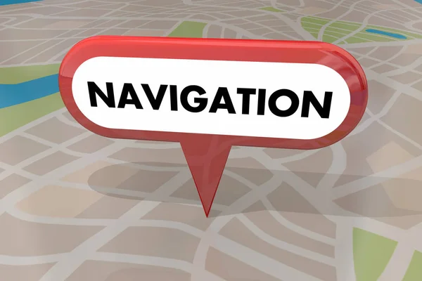 Navigation Voyage Transport Pin Carte — Photo