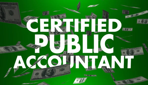 Certified Public Accountant — Stock Photo, Image