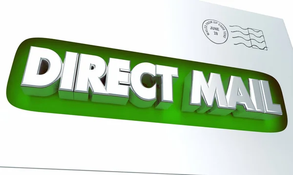 Direct Mail Umschlag Werbung Marketing — Stockfoto